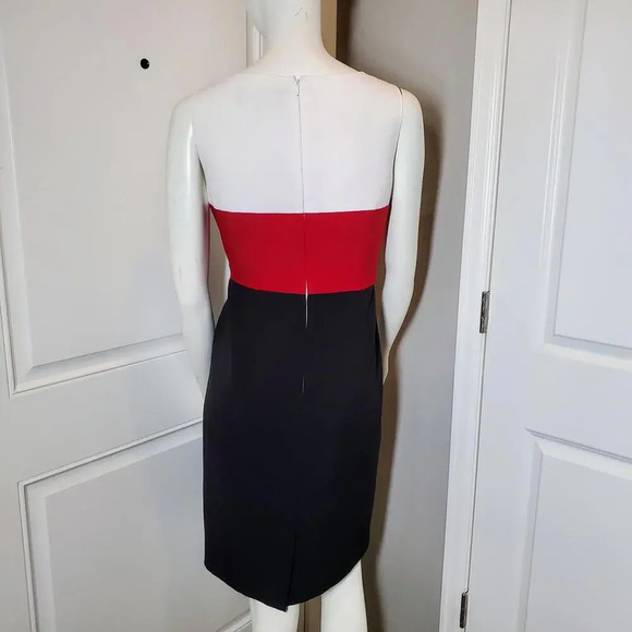Evan-Picone Black Label Colorblock Sheath Dress Women's Size 10 NWOT - Picture 14 of 16